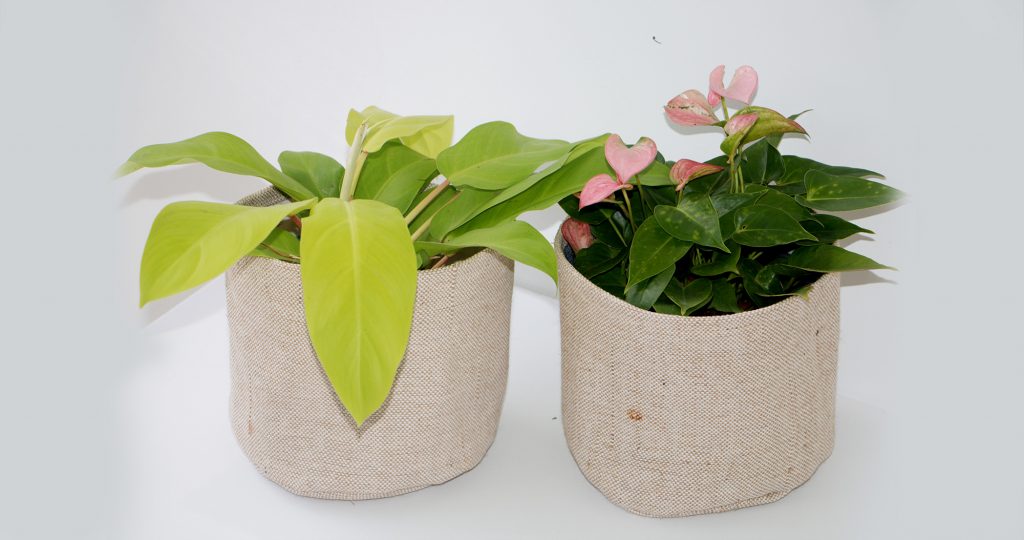 Jute round basket